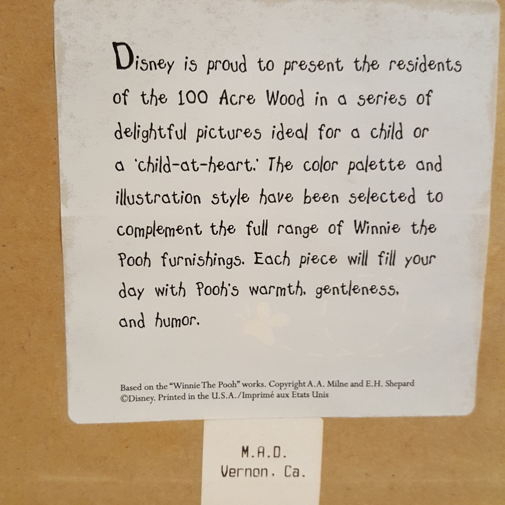 Set of 2 Winnie the Pooh Framed Prints - Picture 6 of 6